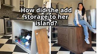 Mom needs more storage in her kitchen so she does this! // Budget Kitchen Makeover part 2