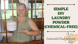 SIMPLE DIY LAUNDRY POWDER || CHEMICALFREE AND EASY TO MAKE