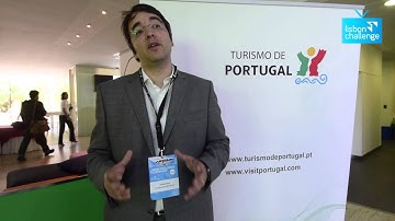 Alexandre Pinto from iClio - Tourism Day at Lisbon Challenge