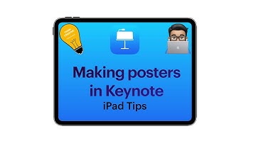 Keynote tips: Making Posters in Keynote (iPad tutorial 2020)