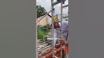 Cách Thi Công Thép Râu Chống Nứt Tường Đúng Kỹ Thuật - Xây Nhà Trọn Gói LACO #shorts