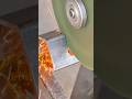 Cutting metal square tube using high speed grinding wheel