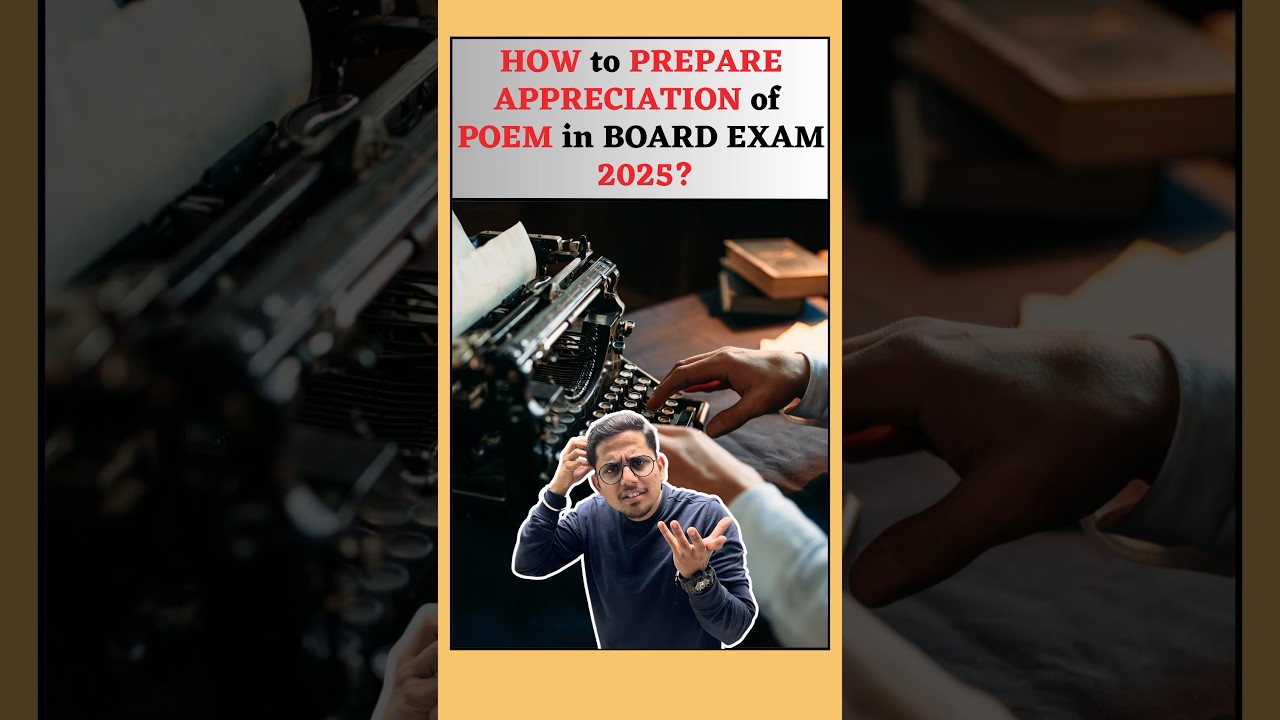 How to PREPARE APPRECIATION of POEM?😱| 