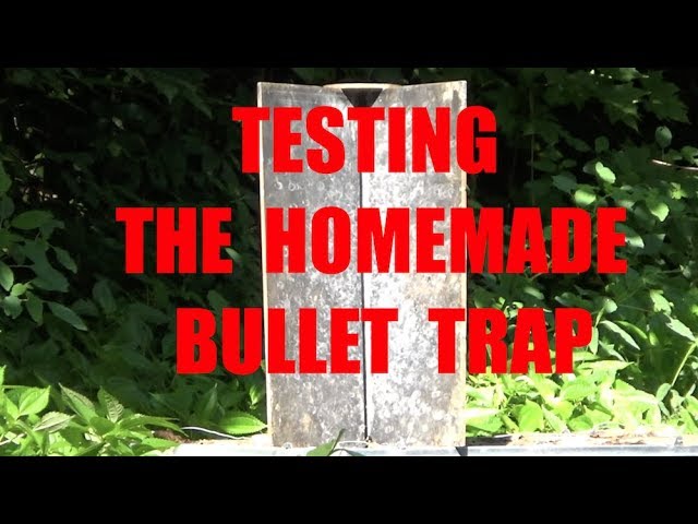 Homemade Bullet Trap The Test You - Diy Sand Bullet Trap