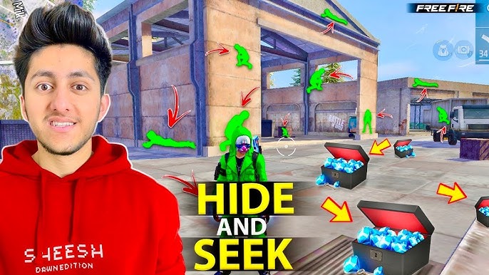 Playing Hide And Seek In Brasilia Finding Noob Players 😂 - Garena Free  Fire 