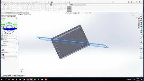 Using the Shell, Draft, and Rib tool in Solidworks