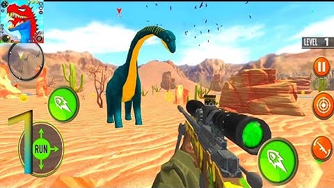Real Dino Hunter Shooting Game Android Gameplay Part - 1