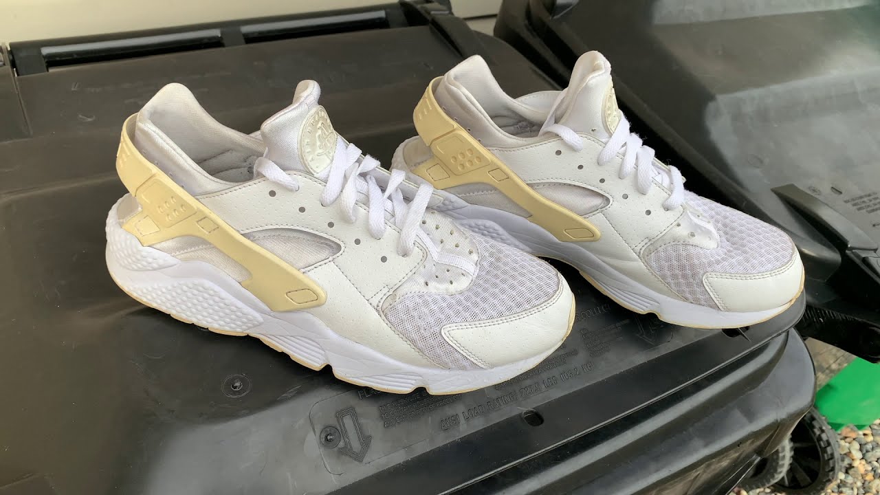 yellow and white huaraches