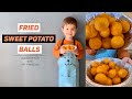 Fried Sweet Potato Balls(Thai Dessert)ขนมไข่นกกระทา