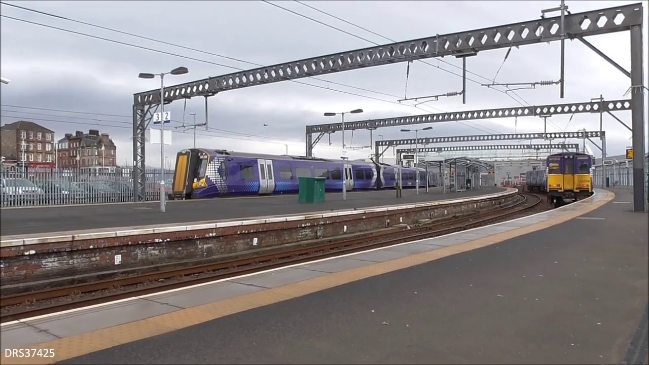 Trains at Gourock Railway Station: 14th March 2018