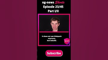 Ng-News 23/45 (1/2): Angular 17 and the ApplicationBuilder #Angular #programming #coding