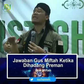 Gus Miftah ll Jawaban Gus Miftah ketika di hadang preman