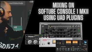 Mixing on Console 1 using uad plugins(Dark Ride-Burning Bridges)(Heavy Metal)