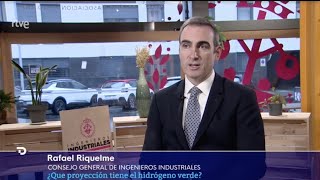 El ingeniero industrial Rafael Riquelme explica la proyección del Hidrógeno Verde en TVE