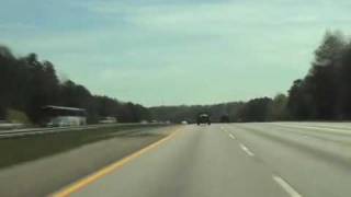 Atlanta GA I-75 South Mile 289 to 259