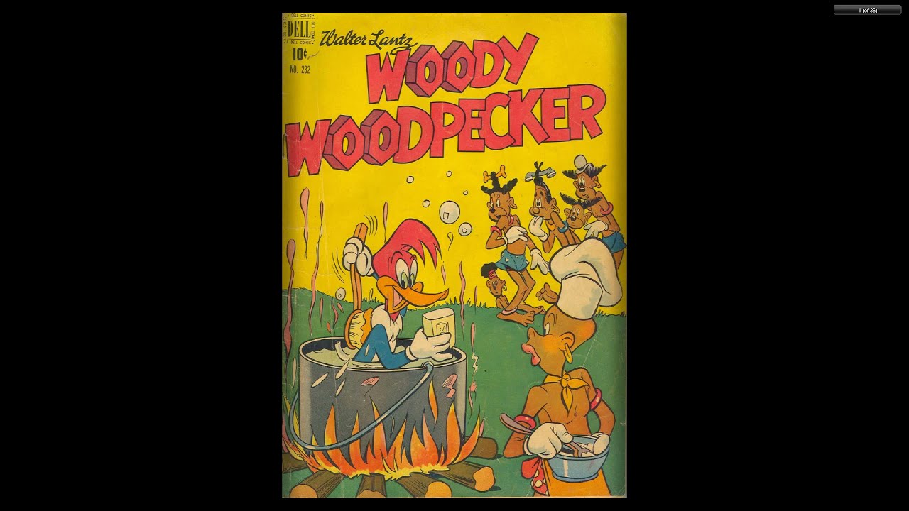 Dell Four Color Comics   0232 Woody Woodpecker