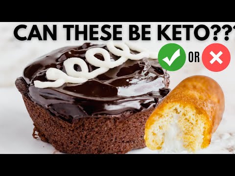 Keto Hostess Cupcakes amp Twinkies for ONE! Single Serve Recipe  Real Marshmallow Cream