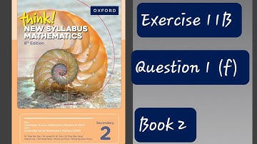 Exercise 11B (Volume of Prism) Question 1(f) Think New Syllabus Mathematics 8th Edition Book 2