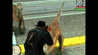 GTA SA DINOSAURS MODS CLEO