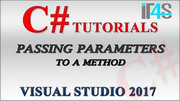 C# Tutorial in Urdu - Passing Parameters To A Method In C# with examples