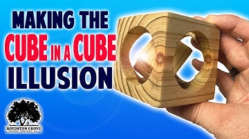 How To Make the Cube In A Cube Illusion // Easy Woodworking