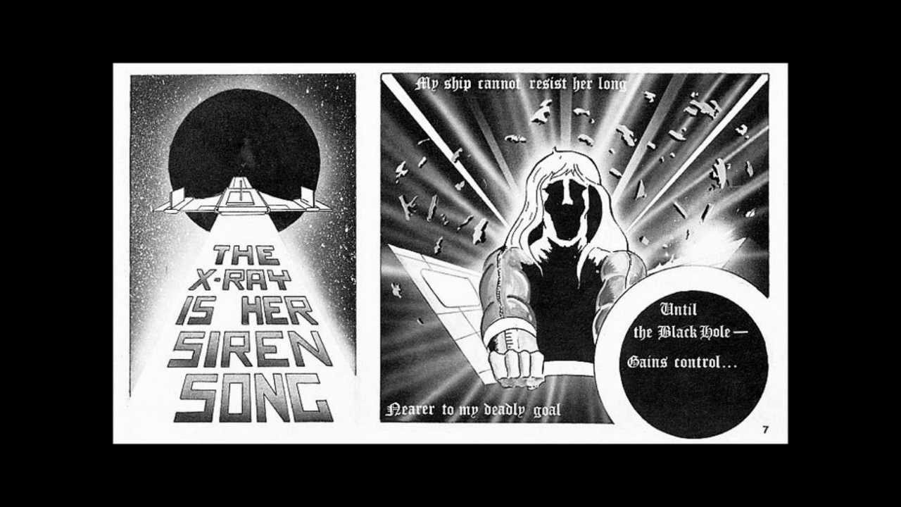 Rush Cygnus X1 Book One The Voyage Comic book with song lyrics