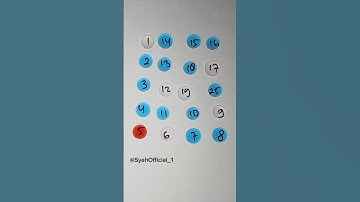 Drawing A Starlight Line Path With Number 1 To 25 #line #maths #art #shorts