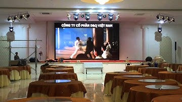 Khách sạn Meliá Vinpearl Hue, 50A Hùng Vương, Huế | DQ lắp đặt dự án màn hình LED P2.5 phòng Sự kiện