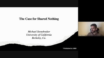 Dimos Raptis: Shared-nothing architectures and where to find them