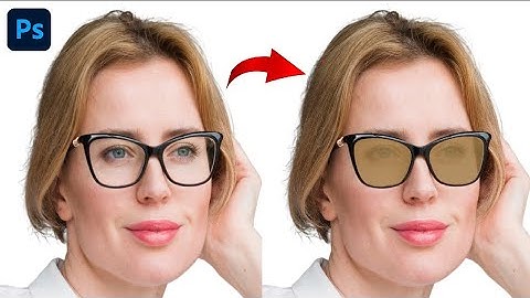 How to change glasses color in Photoshop|quick and easy tutorial|