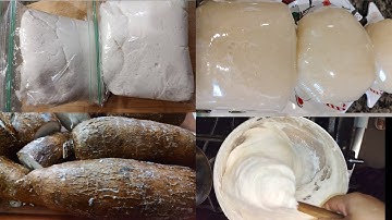 HOW TO MAKE CASSAVA FUFU FROM SCRATCH IN DIASPORA | ODORLESS FUFU RECIPE 