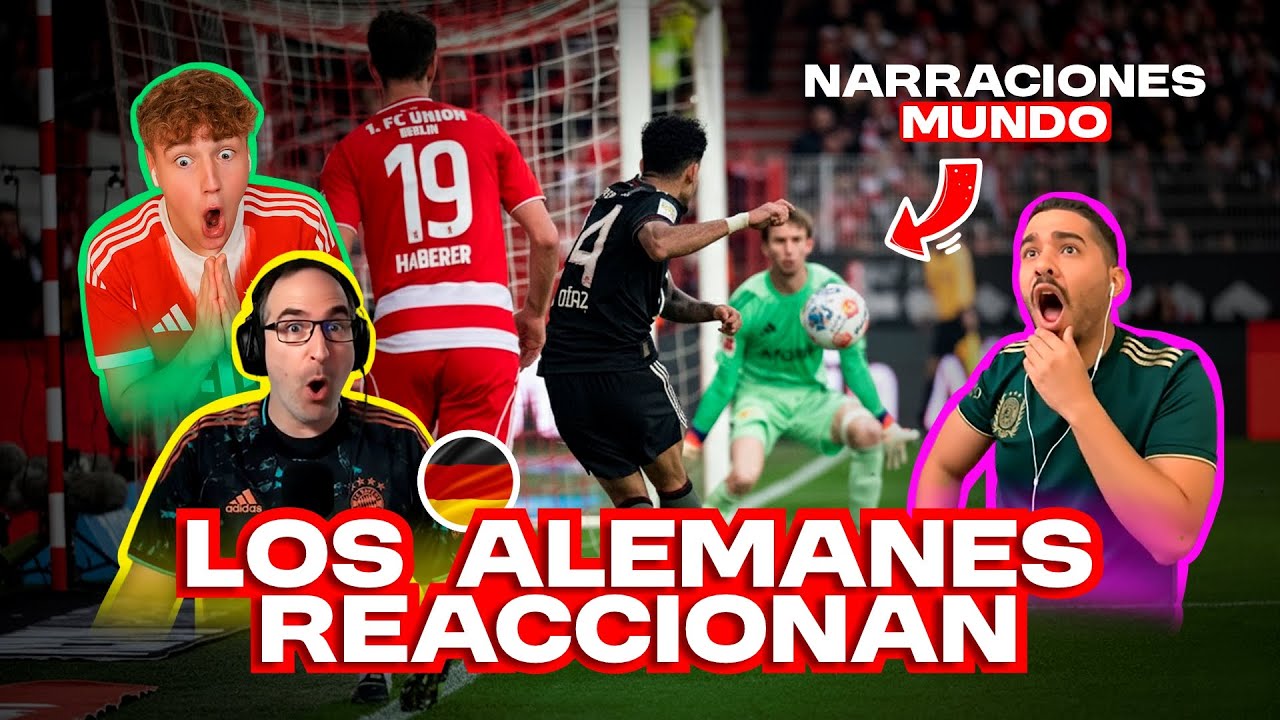 El golazo de Luis Díaz hizo vibrar a los alemanes y emocionó a los narradores en el mundo.