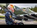 Red Bull Racing and Max Verstappen take on the Best of British including a Spitfire!