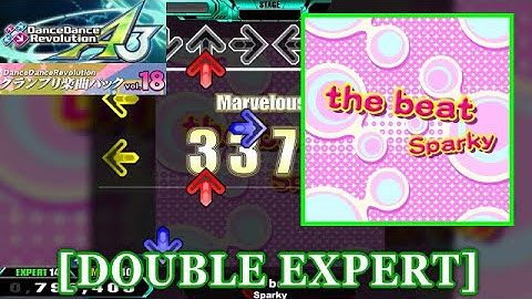 【DDR A3/GP】 the beat / Sparky [DOUBLE EXPERT] 譜面確認+Clap