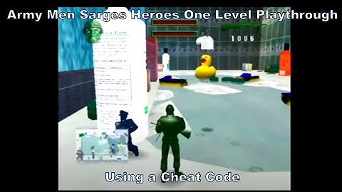 Army Men Sarges Heroes One Level Playthrough using a Dreamcast Cheat Code :D #Dreamcast #Sega #Sub