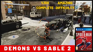 DEMONS VS SABLE 2 SPIDER MAN PS4