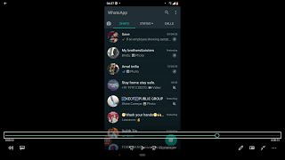 WhatsApp dark mode( With out any software) screenshot 2