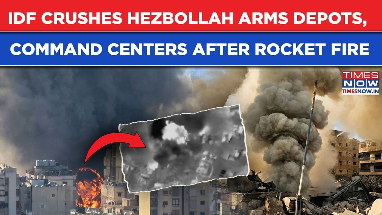 Iran War: IDF Destroys Hezbollah Arms Depots, Command Centers After Fresh Rocket Fire From Lebanon