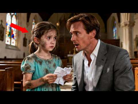 Billionaire Walks Into a Church, Finds a Poor Girl Praying for Her Mom—Her Note Breaks His Heart...