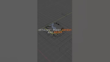 Setting Up Robots and Guns 🦾 #biw #industrialrobots #blender3d