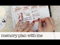 Cozy, book-themed memory plan with me