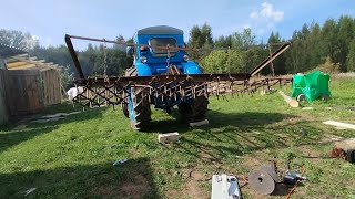 картинка: СДЕЛАЛ БОРОНЫ ДЛЯ ТРАКТОРА Т40 ! ! ! ПОЛЕВЫЕ ИСПЫТАНИЯ! ! !