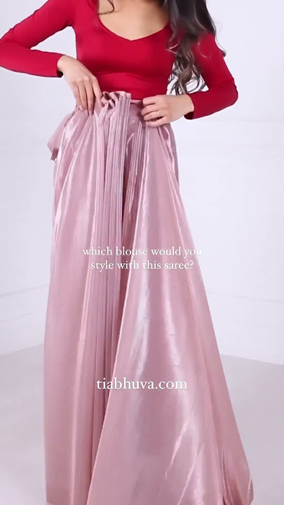 Saree Drape For Beginners | easy saree draping | how to drape a 6Y saree | #saree #shorts