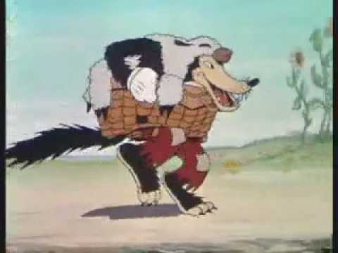 رسوم متحركة الخنازير الثلاثة الصغار و الذئب باللغة الاسبانية