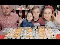 Мукбанг/РОЛЛЫ 84 шт.🍣СУШИ/no ASMR/Торт/Ураааа🥳 10 000 тысяч/И мы выполнили свое обещание☝️