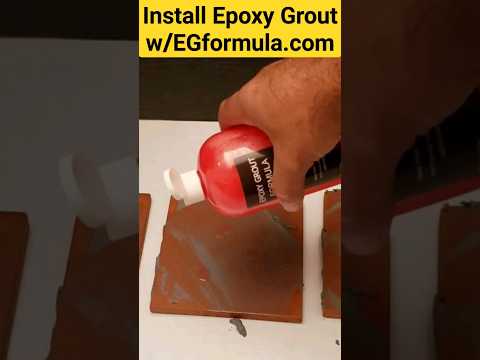 Epoxy grout cleaning