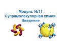 Основы нанохимии и нанотехнологий. Введение в супрамолекулярную химию