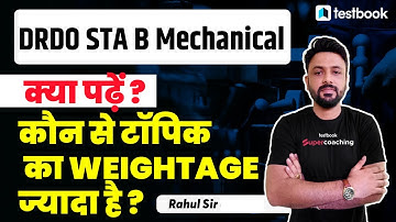 DRDO STA B Mechanical Syllabus 2022 | Important Topics for DRDO Ceptam 10 Mechanical | Rahul Sir