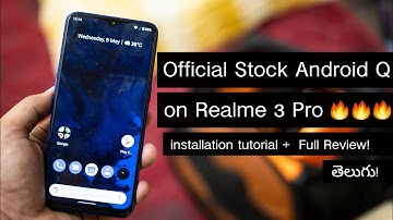 Official Stock Android Q(10.0) Update for Realme 3 Pro🔥🔥🔥 - Installation Tutorial + Review!