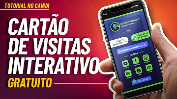 Como fazer cartão virtual com links?